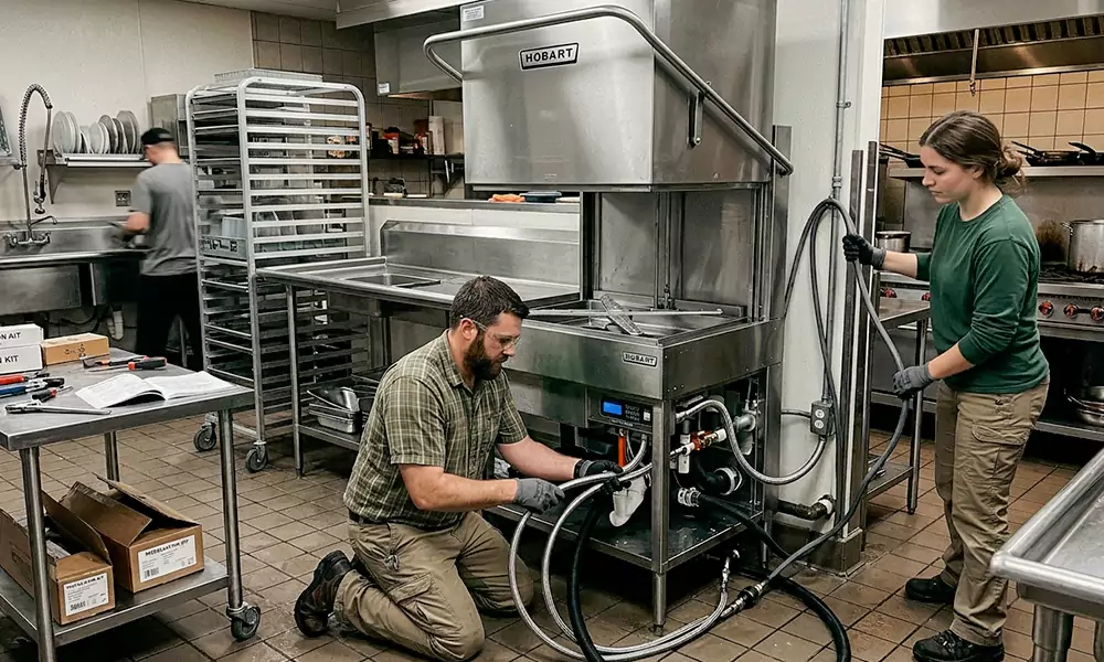 Commercial Dishwasher Installation in Woburn, MA