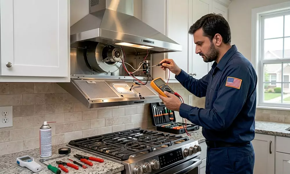Range Hood Repair in Woburn, MA