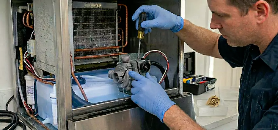 Commercial Ice Maker Water Pump Repair in Woburn